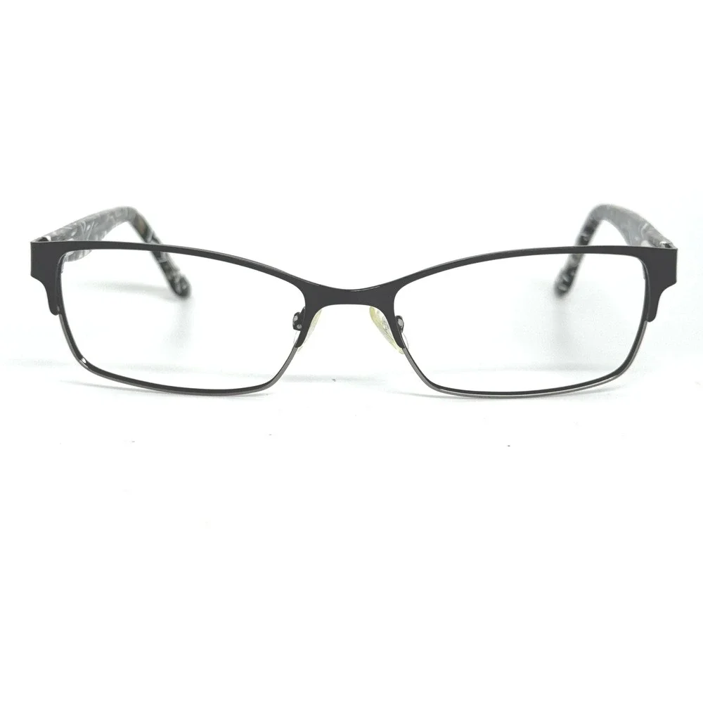 BCBGMAXAZRIA Women's Eyeglasses Black White Patterned Full Rim 54 17 135mm 21291